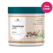 Agaricus Blazei Murill Extract Mushroom Powder, 4 Ounces, 40% Polysaccharides, Non GMO, Gluten Free