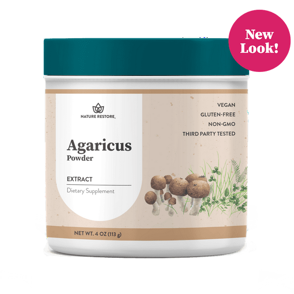 Agaricus Blazei Murill Extract Mushroom Powder, 4 Ounces, 40% Polysaccharides, Non GMO, Gluten Free