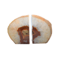 thumbnail image 1 of Agate Bookend, Geode Agate Bookend, Decorative Home Accessory, Crystal Bookend, Natural Stone Bookend, 7-9 lbs, 1 of 1