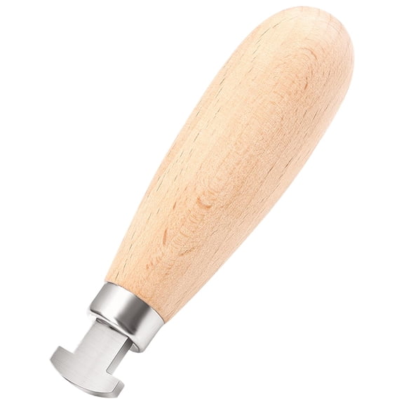 Agate Burnisher Scoring Jewelers Carving Craft Polishing Tool with Ergonomic Wood Handle for Jewelry Makers