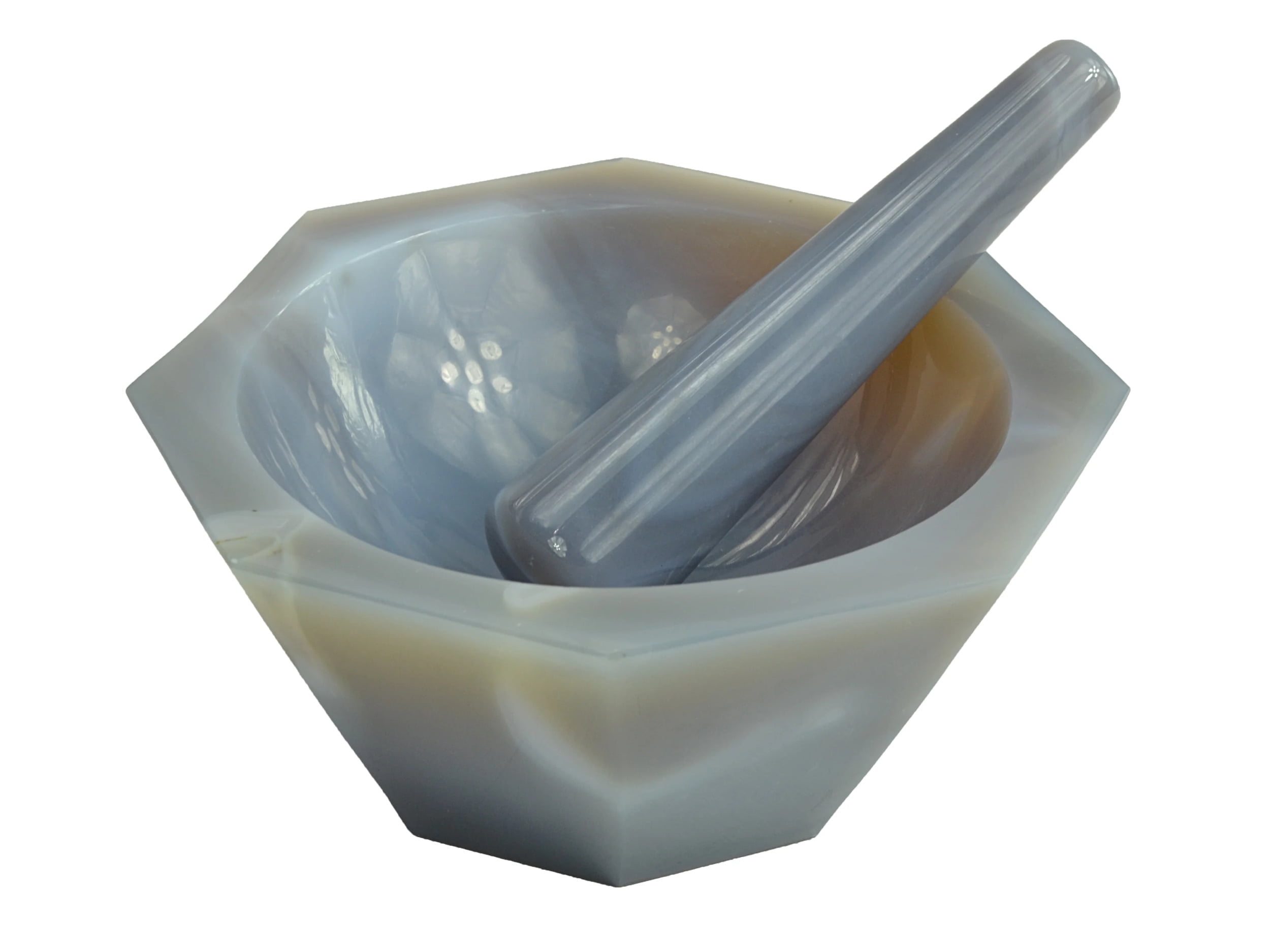Agate Mortar Pestle Sets
