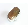 thumbnail image 1 of Agate Natural Genuine Gemstone Sterling Silver Ring RSS,720, 1 of 5