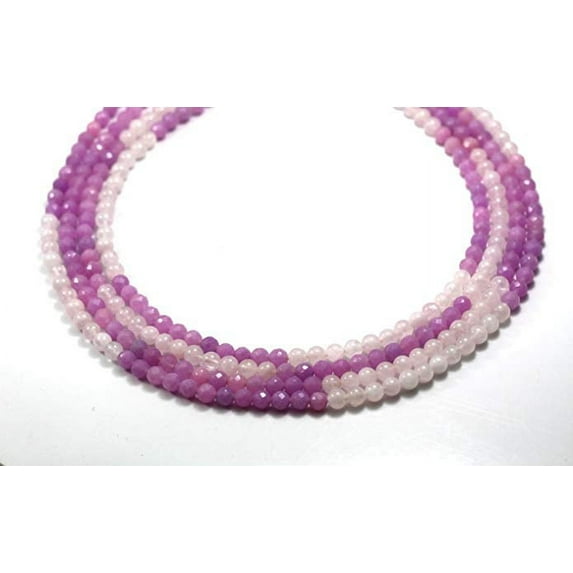Agate Necklaces 4 Strands Morher of Pearl Beads Beaded Necklace 17" Long