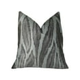 thumbnail image 1 of Agate River Gray Silver Ivory Handmade Luxury Pillow, 16 x 16 in., 1 of 1