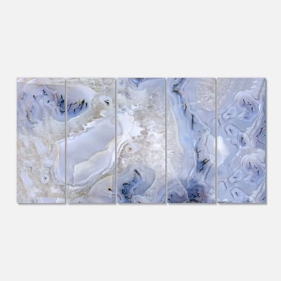 Agate Stone Background 28 in x 60 in Painting Art Prints, by Designart