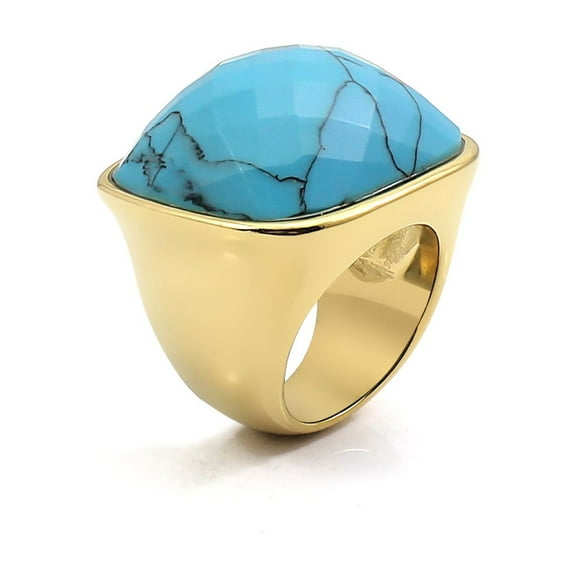 Agate stone Ring 316L Stainless Steel Rings Fashion Jewelry Charm Ring unique anillo punk anel rubi