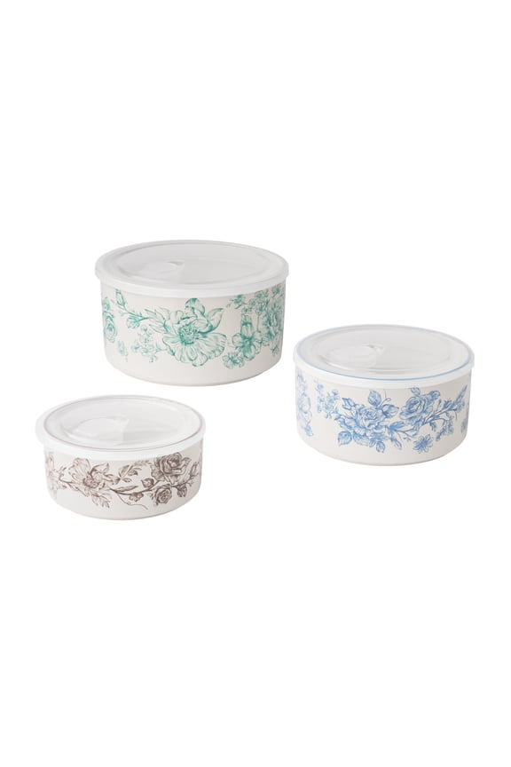 Agatha 6-Piece Nesting Baker Set With Lids