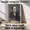 thumbnail image 1 of Agatha Christie Art Deco Poster Vintage Author Portrait, Unframed Canvas 12x16in, 1 of 4