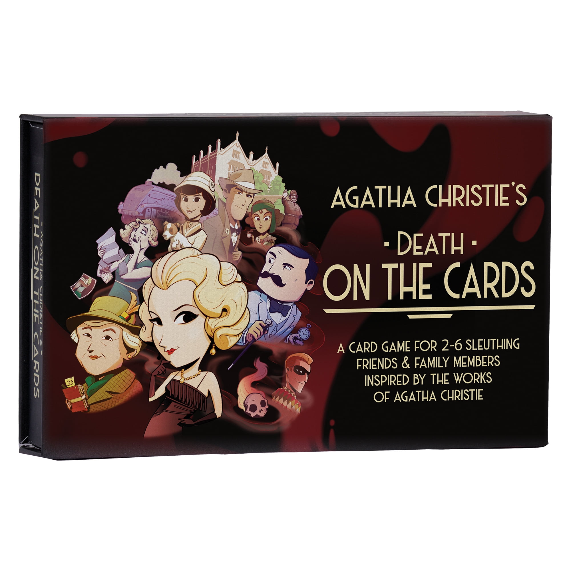 Agatha Christie's: Death on The Cards Family Card Game for Ages 10+, from Asmodee