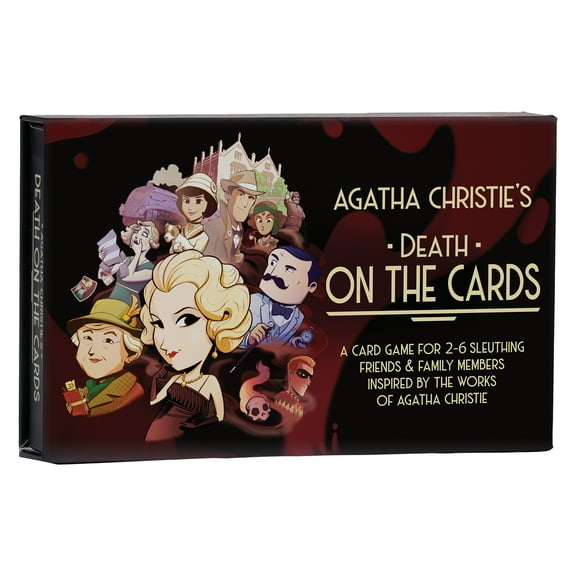 Agatha Christie's: Death on The Cards Family Card Game for Ages 10+, from Asmodee