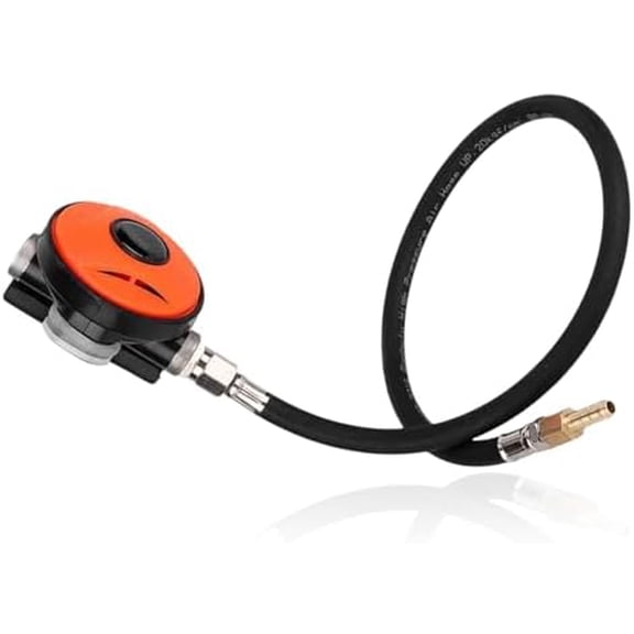 Agatige Scuba Regulator, Scuba Dive Snorkel 2nd Stage Regulator Explorer Mouthpiece Diving Equipment Accessory Hookah Dive Regulator for Diving$$Sport & Recreation Other