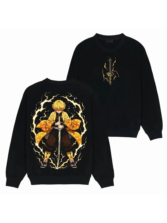 Agatsuma Zenitsu - Demon Slayer Kimetsu No Yaiba #227 Hoodie T-Shirt Sweatshirt, Retro Vintage Unisex Graphic 90s Cotton, Gift For Wibu