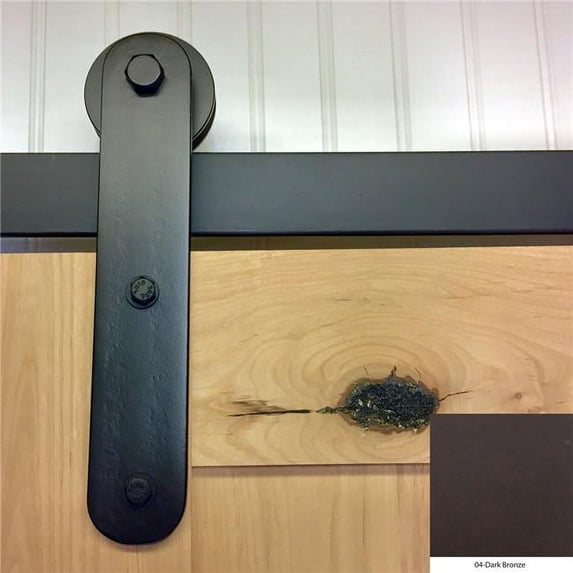 Agave Ironworks RH023-5-04 5 ft. Smooth Low Profile Strap Mount Kit - Dark Bronze