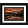 thumbnail image 1 of Agazzi, Andreas 18x13 Black Ornate Wood Framed with Double Matting Museum Art Print Titled - Calm, 1 of 4
