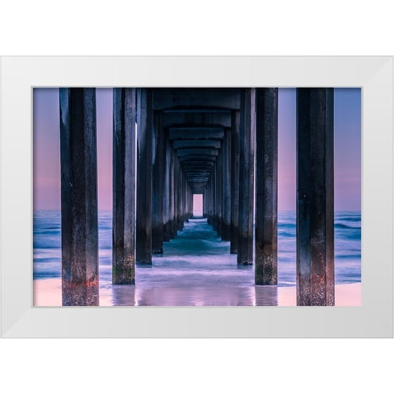 Agazzi, Andreas 24x17 White Modern Wood Framed Museum Art Print Titled - Vista