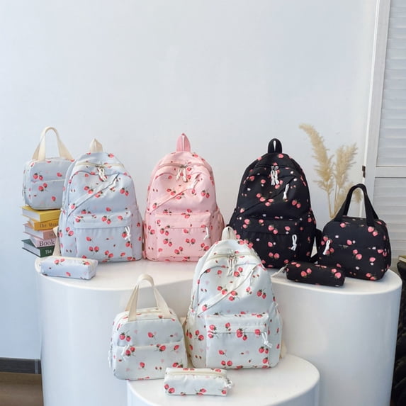Age 6t 8t 10t, 12th 14th Backpack with Cute Floral Print Lightweight Adjustable Straps Elementary School Bookbag