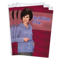 Age And Wine Womens Birthday Greeting Cards | 1 Pack Single (5x7)