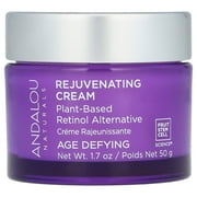 Andalou Naturals Rejuvenating Cream, Plant-Based Retinol Alternative, 1.7 oz (50 g)