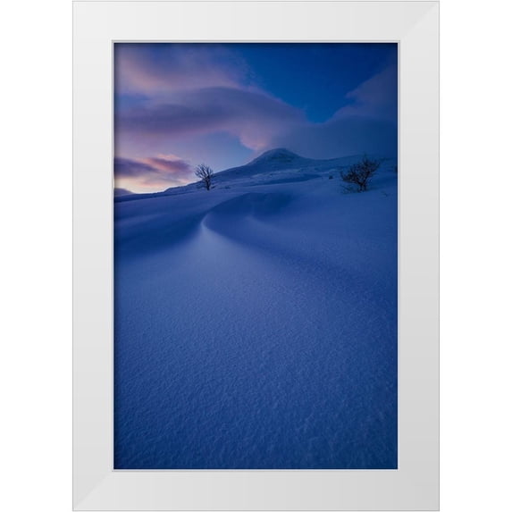 Age Hol, Fred 17x24 White Modern Wood Framed Museum Art Print Titled - Holy Mountain..