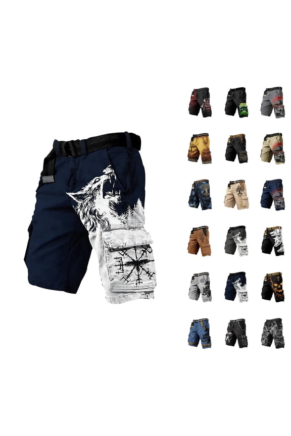 Age Norse Mythology Cargo Pants For Outdoor Adventure Shorts With Multiple Pockets