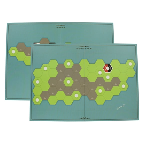 Age of Steam Deluxe Board Game: Jamaica & Puerto Rico Maps