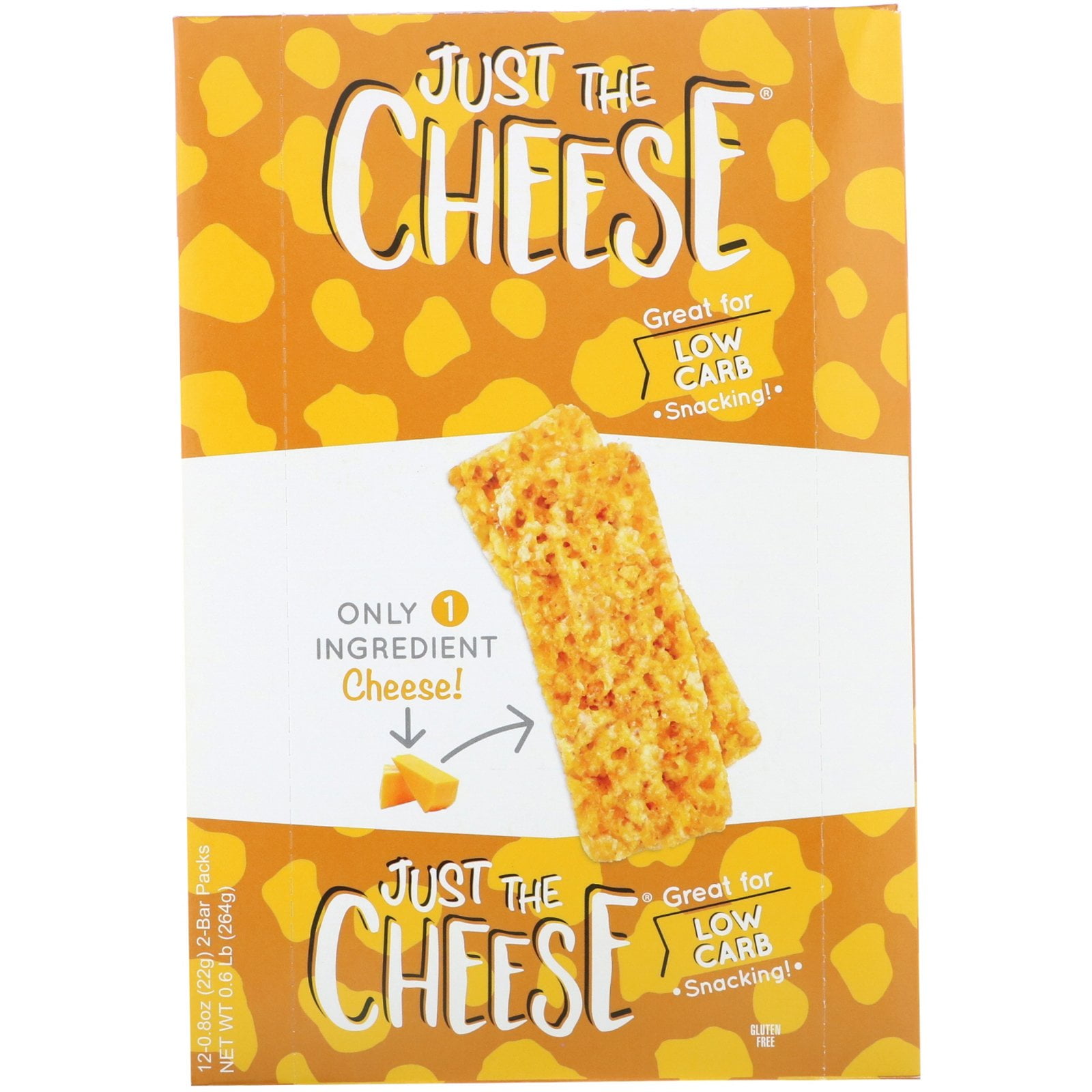 Page 1 - Reviews - Just The Cheese, Grilled Cheese Bars, 12 Bars, 0.8 oz  (22 g) - iHerb