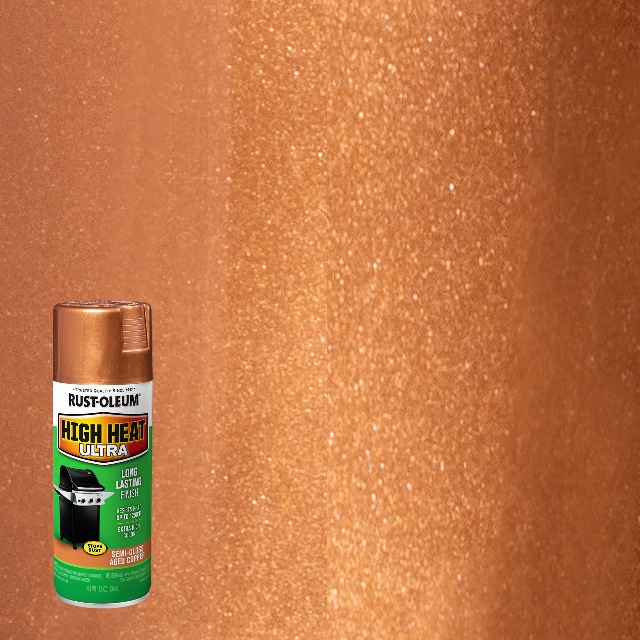 Aged Copper, RustOleum Specialty SemiGloss Ultra High Heat Spray