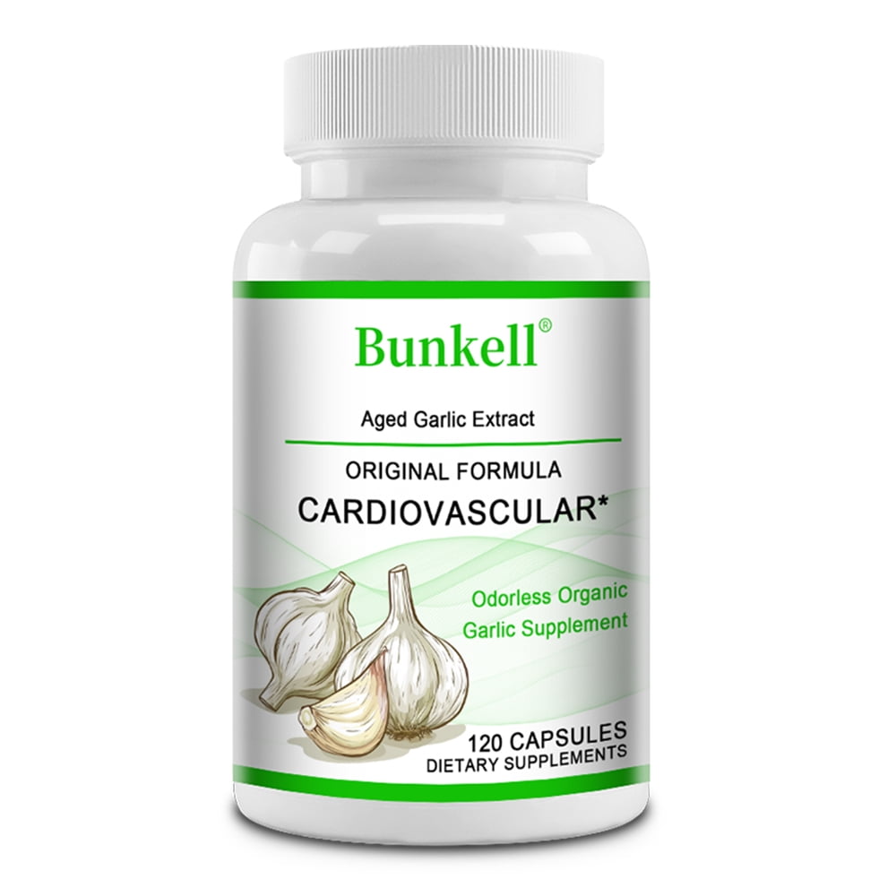 Aged Garlic Extract Formula 600mg - Supports Cardiovascular Healthy - 120 Capsules