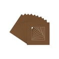thumbnail image 1 of Aged Oak Acid Free 20x20 Picture Frame Mats with White Core Bevel Cut for 16x16 Pictures - Fits, 1 of 4