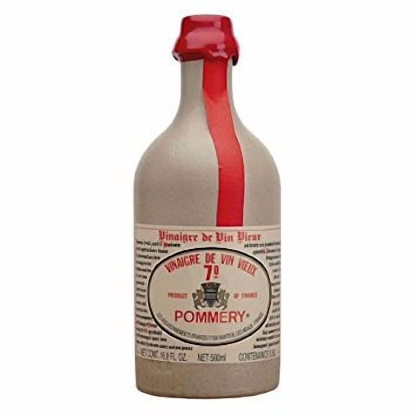 Aged Red Wine Vinegar in a Sandstone Bottle - 16.9oz