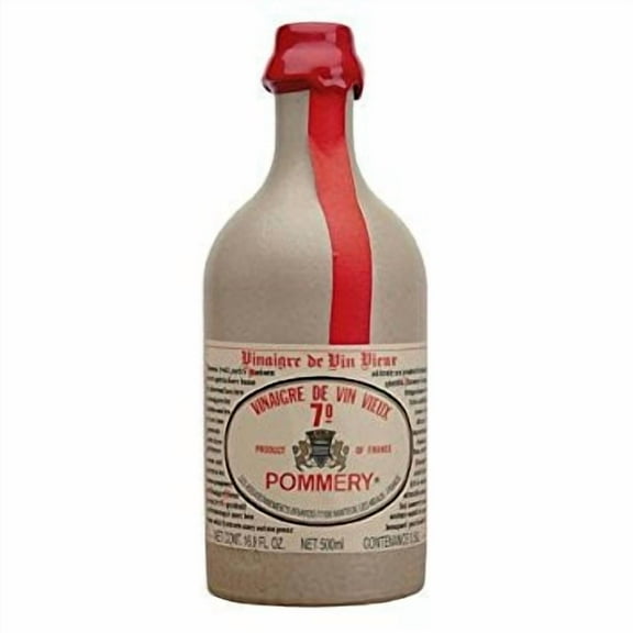 Aged Red Wine Vinegar in a Sandstone Bottle - 16.9oz