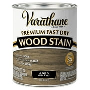 Aged Wheat, Varathane Premium Fast Dry Wood Stain-333612, Half Pint, 4 Pack