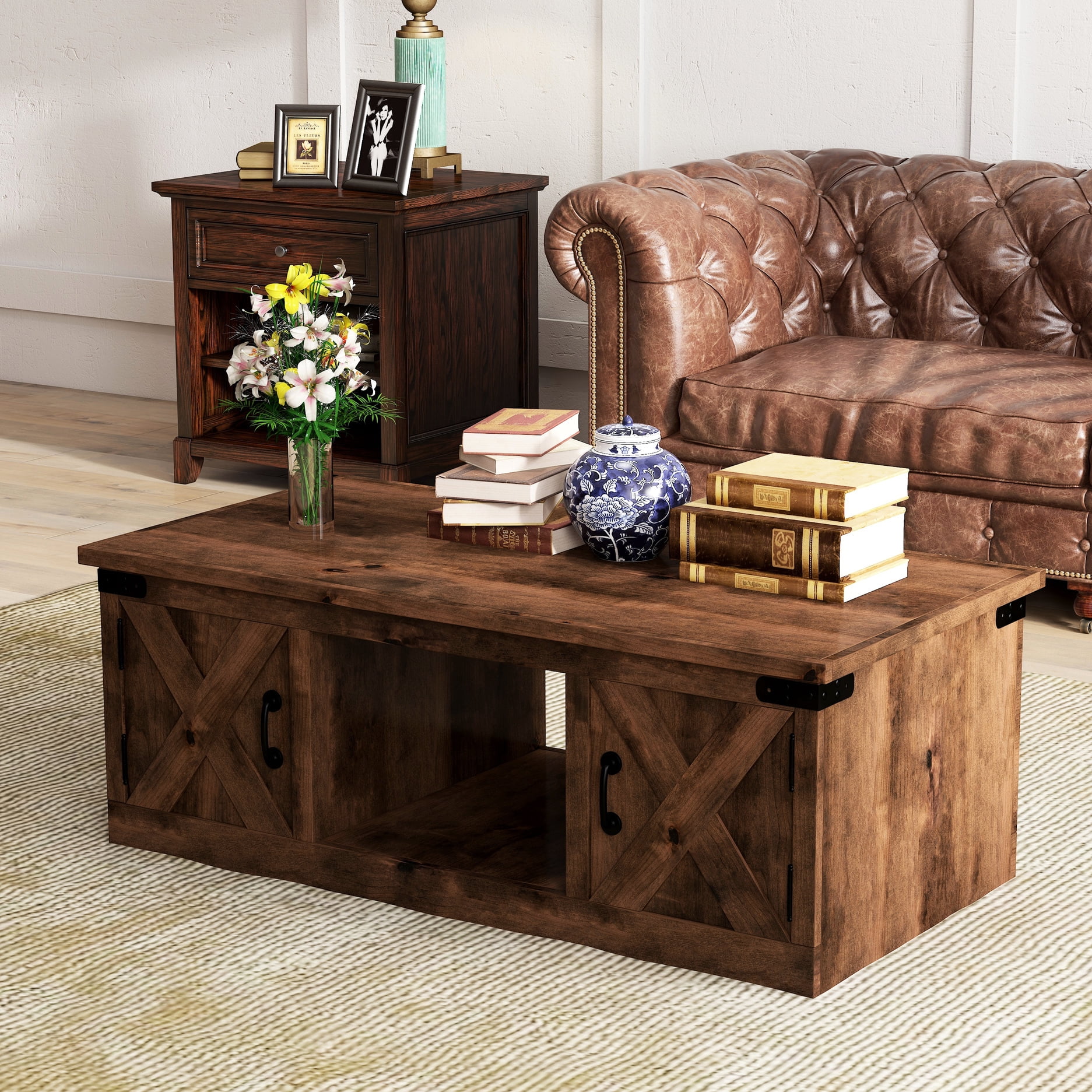 Aged Whiskey Coffee Table 48
