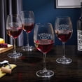thumbnail image 1 of Aged to Perfection Personalized Wine Glasses, Set of 4, 1 of 2