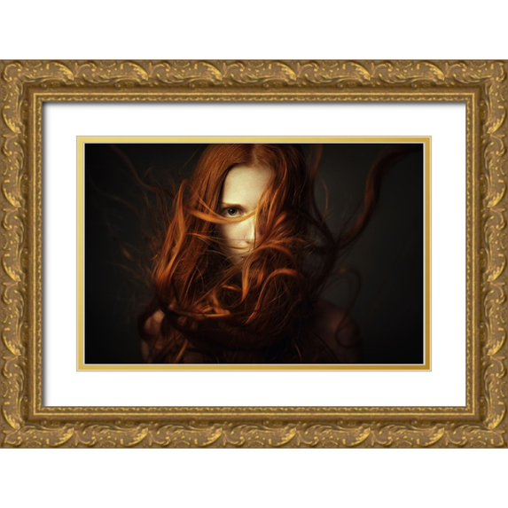 Ageev, Dmitry 18x13 Gold Ornate Wood Framed with Double Matting Museum Art Print Titled - Untitled
