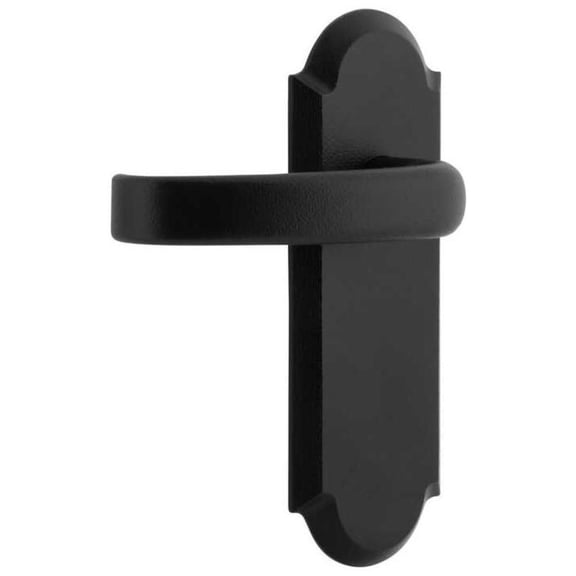 Ageless Iron 601229 Crescent Right Handed Non-Turning One-Sided Dummy Door Lever - Grey