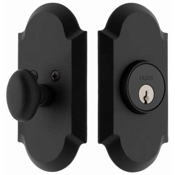Ageless Iron 602756 Vault Solid Cast Iron Single Cylinder Keyed Entry Deadbolt From The