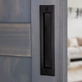 thumbnail image 1 of Ageless Iron Bd_Flpull Rustic Black Cast Iron 8"" Center To Center Single Recessed Flush, 1 of 2