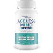 Ageless Mind Pro - Our Best Nootropic Brain Supplements for Memory and Focus - Lions Mane Mushroom Supplement Capsules for Youthful Brain Performance - Brain Booster Ageless Brain Support Supplement