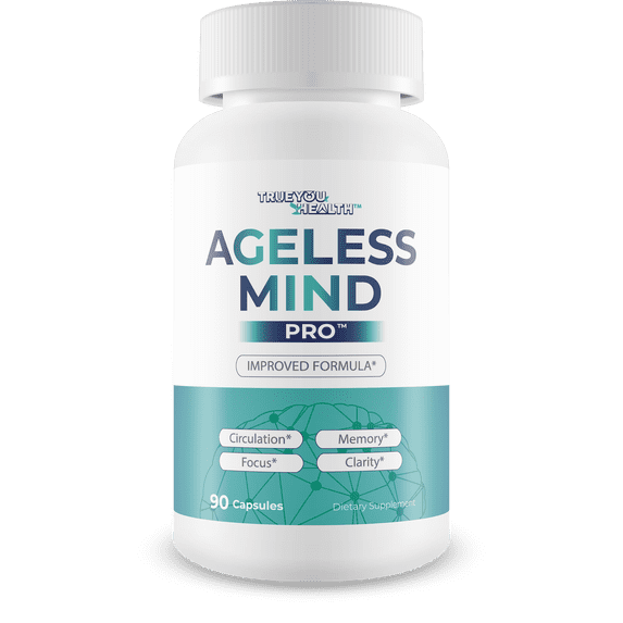 Ageless Mind Pro - Our Best Nootropic Brain Supplements for Memory and Focus - Lions Mane Mushroom Supplement Capsules for Youthful Brain Performance - Brain Booster Ageless Brain Support Supplement
