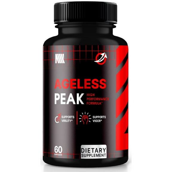 Ageless Peak Pills, Dietary Supplement, Complete Daily Formula for Wellness, Advanced Formula Capsules, AgelessPeak Reviews (60 Capsules)