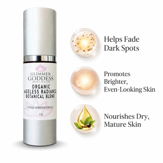 Organic Skin Brightening Serum – Ageless Radiance Dark Spot Treatment