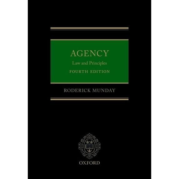 Agency: Law and Principles, (Hardcover)