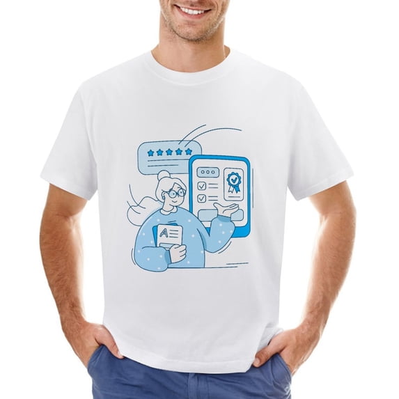 Agency Vintage T-shirt Mens Cotton Classic Crewneck Short Sleeve Tees Unisex White 3XL