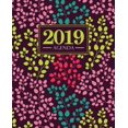 thumbnail image 1 of Agenda 2019: 19x23cm: Agenda 2019 semainier: Motif floral tendance, jaune, rose, bleu canard et corail 5678 (Paperback), 1 of 1