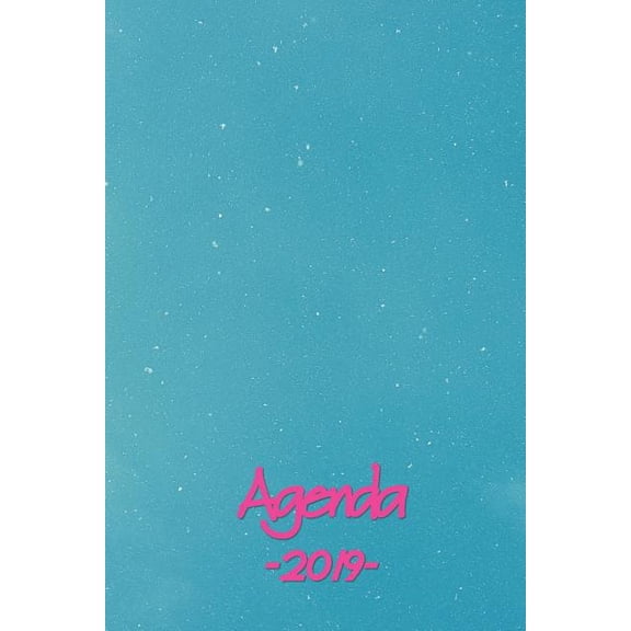 Agenda 2019: Semainier de janvier  dcembre, Theme ciel bleu, Design et ergonomique, Simple et efficace, Glossy cover, 15.2 x 22.9 cm, 116 pages  French Edition   Paperback  1727359305 Black   Ink