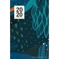 thumbnail image 1 of Agenda 2020 giorno per pagina: Agenda 2020 giornaliera A5, copertina rigida, 15x21 cm, 12 mesi, colore blu, floreale, (Hardcover), 1 of 1
