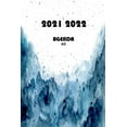 thumbnail image 1 of Agenda 2021 2022 A5: Semainier 1 semaine sur deux pages,15 mois de Mai 2021 à Juin 2022, Format A5 (15,24 * 22,86 cm) couleur: bleu vague (Paperback), 1 of 1