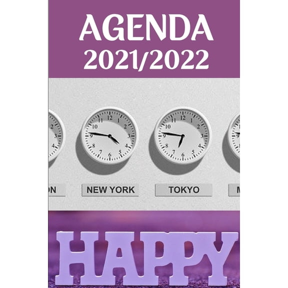 Agenda 2021/2022: Agenda semainier aut 2021-aut 2022 simple et efficace. Idal pour enseignant, ado, public large. Ind, (Paperback)