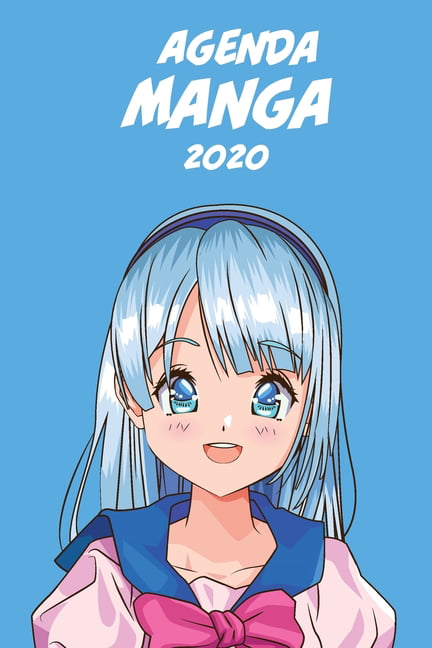 Agenda Manga 2020 [hebdomadaire] [6x9] : Agenda Anime Manga Calendrier  Organisateur pour la productivité et l'emploi du temps, fille cheveux roses  (Paperback) 